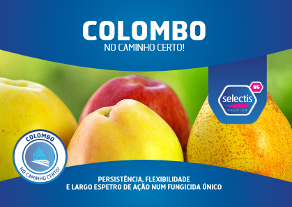 COLOMBO, novo fungicida anti-pedrado da SELECTIS