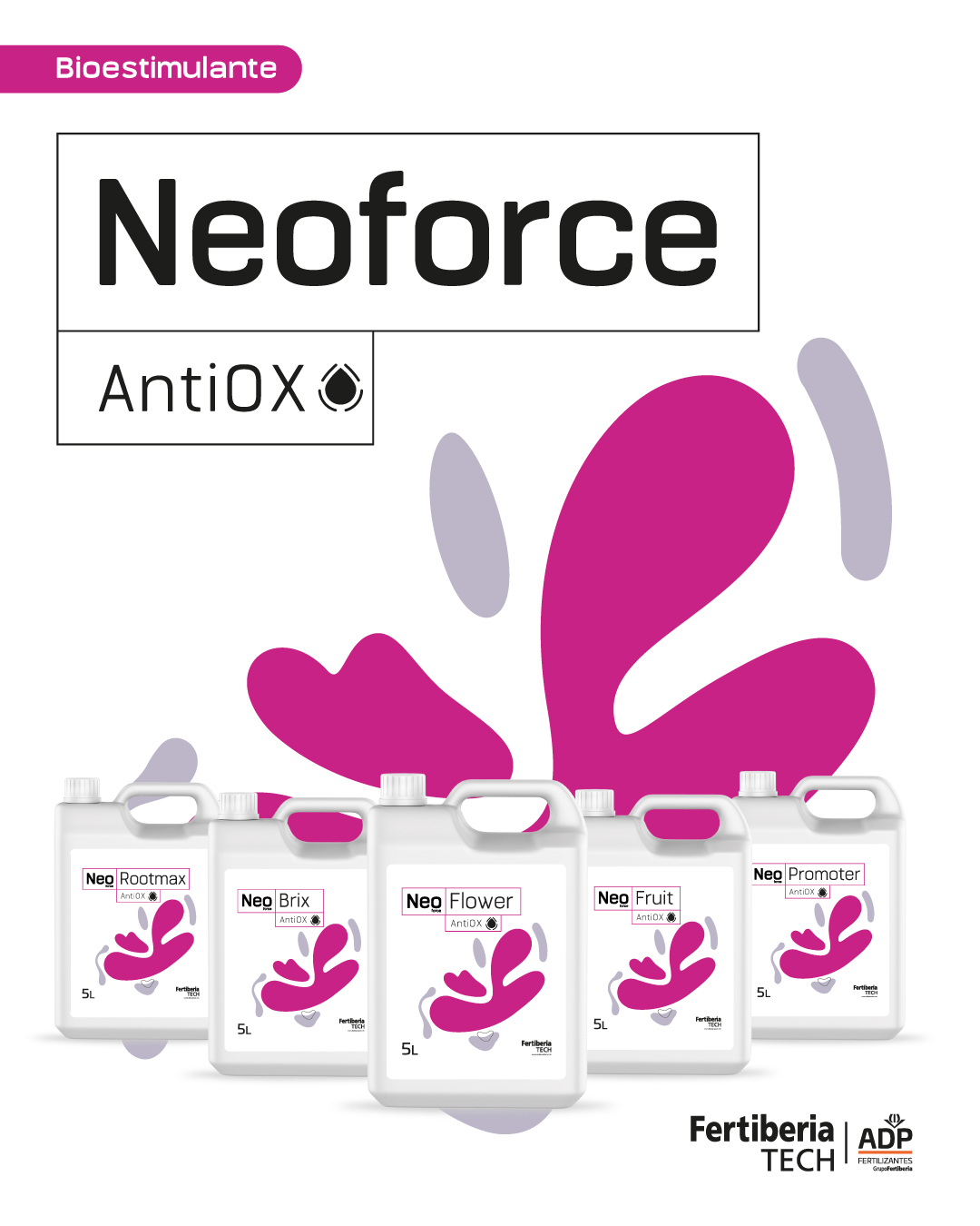 Fertiberia TECH integra a tecnologia AntiOX na marca biotecnológica Neoforce®