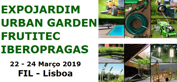 EXPOJARDIM, FRUTITEC, IBEROPRAGAS e URBAN GARDEN na FIL em 2019